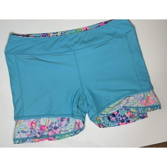 Lilly Pulitzer Aila Skort Amalfi Blue Alligator Isle UPF 50+ M - Picture 6 of 14